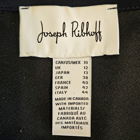 Joseph Ribkoff Navy Zip-Front Blazer Jacket - Picture 4 of 4